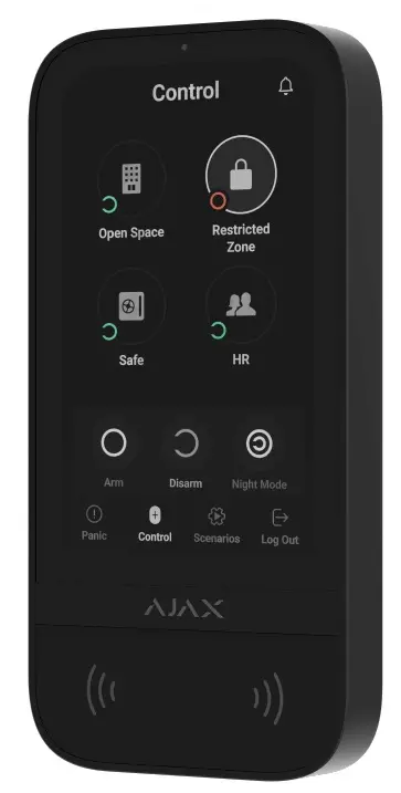 KeyPad TouchScreen, černá
